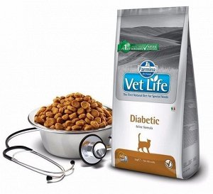 Фармина/Farmina Vet Life Cat Diabetic корм для кошек при сахарном диабете 2кг