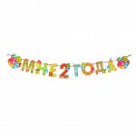 Гирлянда на ленте Мне 2 года длина 200 см