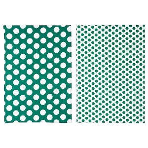 АЛЬВАЛИЗА Полотенце кухонное, зеленый, белый, 50x70 см