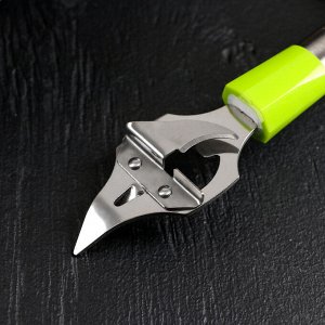 Консервный нож Доляна «Арни», 19,5 см, цвет МИКС