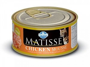 Farmina конс. Matisse Mousse Chicken корм для кошек мусс с Курицей 85г