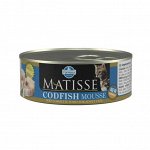 Фармина/Farmina конс. Matisst Mousse Codfish корм для кошек мусс с Треской 85г