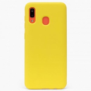 Чехол-накладка SC162 для "Samsung SM-A205 Galaxy A20/SM-A305 Galaxy A30" (yellow)