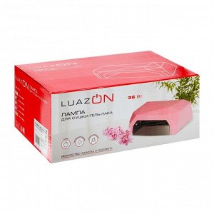 Лампа для гель-лака LuazON LUF-06, CCFL-LED, 36 Вт, 12 диодов, таймер 10/30/60 сек, желтая