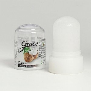 Дезодорант Grace кристаллический Grece deodorant Coconut кокосовый 70 гр