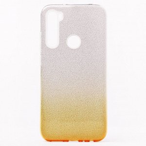 Чехол-накладка SC097 Gradient для "Xiaomi Redmi Note 8" (black/silver)