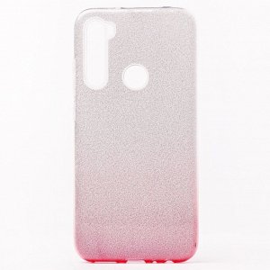 Чехол-накладка SC097 Gradient для "Xiaomi Redmi Note 8" (black/silver)