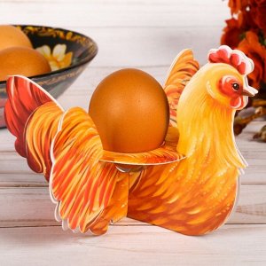 Подставка пасхальная на 1 яйцо «Петушок»