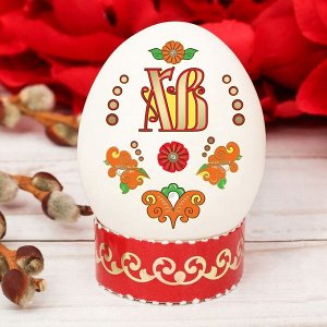 Пасхальные наклейки для яиц «Борецкая роспись»