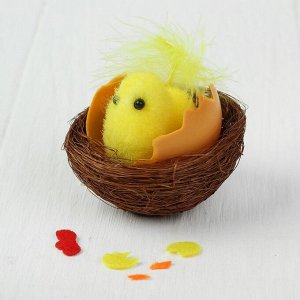 УЦЕНКА Набор для создания пасхального сувенира "Птенчик в скорлупке"