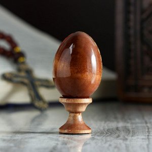 Яйцо сувенирное "Богоматерь Владимирская", на подставке