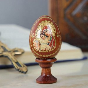 Яйцо сувенирное "Достойно есть", на подставке