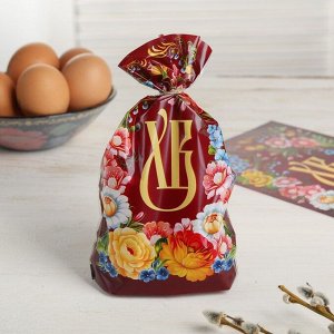 Набор для упаковки яиц «Цветочный», 2 предмета: термоплёнка, пакет