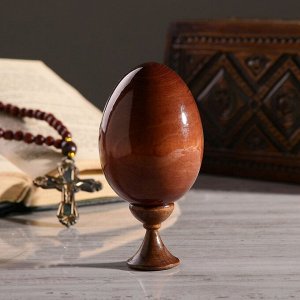 Сувенир Яйцо на подставке икона "Божья Матерь Отрада и утешение"