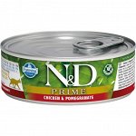 Фармина/Farmina конс. N&amp;D Prime корм для кошек Курица с гранатом 80г