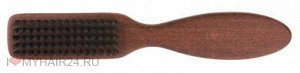 Парикмахерская щетка-сметка I LOVE MY HAIR "Sweeper" 8002 деревянная (щетина 15 мм)