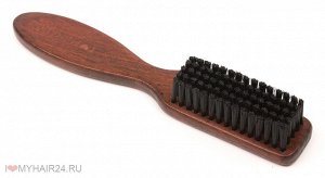 Парикмахерская щетка-сметка I LOVE MY HAIR "Sweeper" 8002 деревянная (щетина 15 мм)