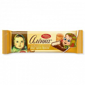 Шоколад Алёнка с воздушной начинкой вкус Крем-брюле 42г