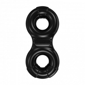 Виброкольцо на пенис Bathmate Eight, цвет чёрный, d=4-5 см