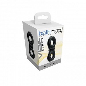 Виброкольцо на пенис Bathmate Eight, цвет чёрный, d=4-5 см