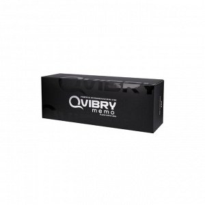 Вибратор клиторальный Qvibry, 8Gb USB памяти, цвет чёрный