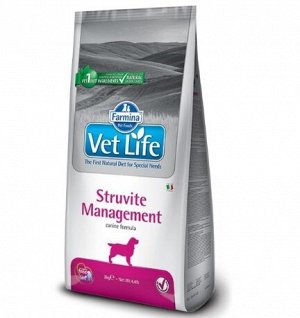 Фармина/Farmina Vet Life Dog Struvite Management корм для собак профилактика рецидивов МКБ 2кг