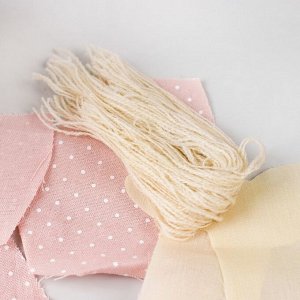Набор для создания подвесной игрушки из ткани «Девочка с бантиком»