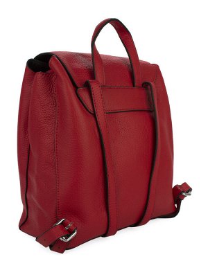 LACCOMA рюкзак 9735-красный натуральная кожа полиэстр