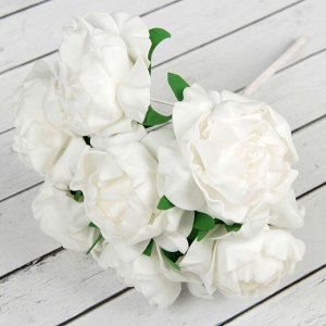 Букет "Объёмный цветок" 7 цветков, белый