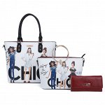 3 Pcs Set (1 Plus, 1 Petite, 1 Wallet)  CHIC GIRLS