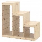 ТРУФАСТ | Каркас, светлая беленая сосна сосна | 94x44x91 см