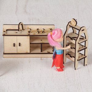 Кукольная мебель "Овощной магазин"