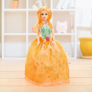 Кукла-модель «Уля» в платье, МИКС