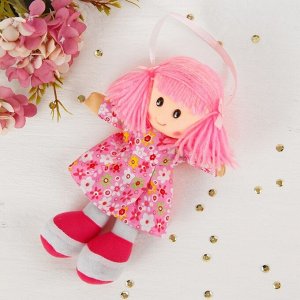 Мягкая кукла в платьишке, цвета МИКС