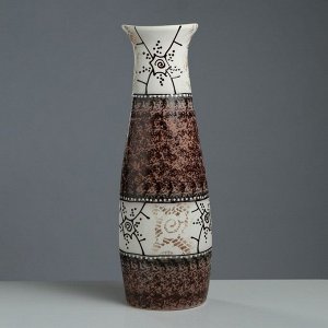 Ваза напольная "Диана", абстракции, 64 см, керамика