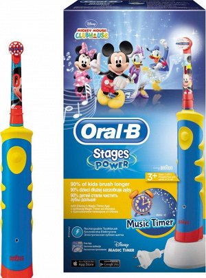 ORAL_B Электрическая зубная щетка детская Mickey for Kids D10.513