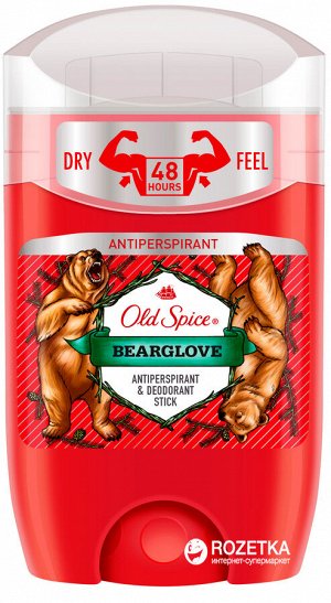 OLD SPICE Твердый дезодорант-антиперспирант Bearglove 50мл