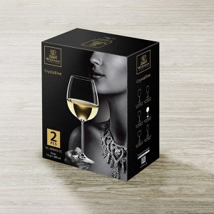 WILMAX Crystalline Набор бокалов для вина 2шт. 480мл WL-888003/2C