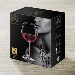 WILMAX Crystalline Набор бокалов для вина 2шт. 850мл WL-888004/2C