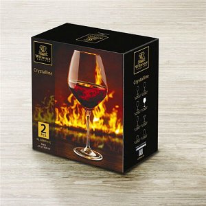 WILMAX JV Набор бокалов для вина 2шт. 800мл., п.у. WL-888102/2C