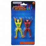 ИГРОЛЕНД Игрушка стенолазы &quot;Кто первый&quot;, 2 шт, пластик, резина, 19,5х10,5см, 2-4 цвета