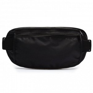 Сумка спортивная на пояс ONLYTOP, 25x13 см, чёрная