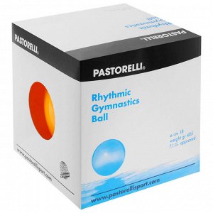 Мяч гимнастический Pastorelli New Generation, 18 см, FIG, цвет оранжевый