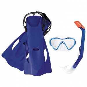 Набор для плавания Firefish, маска, трубка, ласты размер 37-41, от 7 лет, цвета МИКС, 25025 Bestway