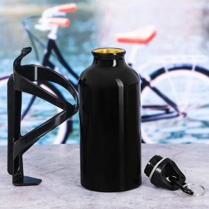 Командор Бутылка для воды «100%», с велосипедным держателем, 400 мл