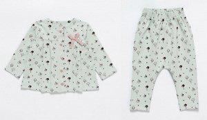 Комплект из 2-х предметов для девочки: жакет+брюки