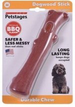 Petstages игрушка для собак Mesquite Dogwood с ароматом барбекю 18 см средняя