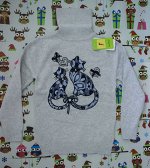 Водолазка &quot;Кошки&quot; серая
