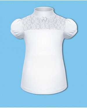 Белая школьная блузка для девочки 71672-ДШ19