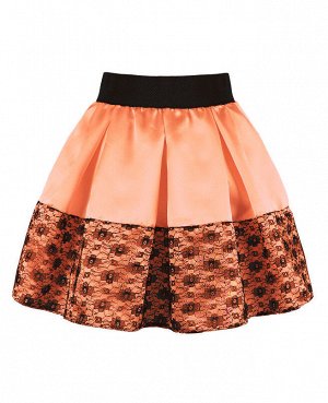 Персиковая юбка для девочки 83131-ДН18